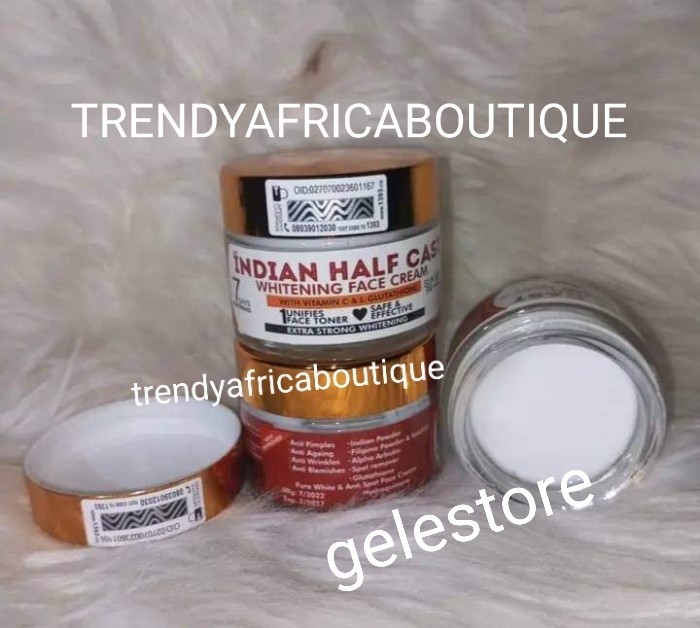 INDIAN HC Whitening Face Cream. Vitamin C, Indian Powder Spf.30. X 1 Jar👌