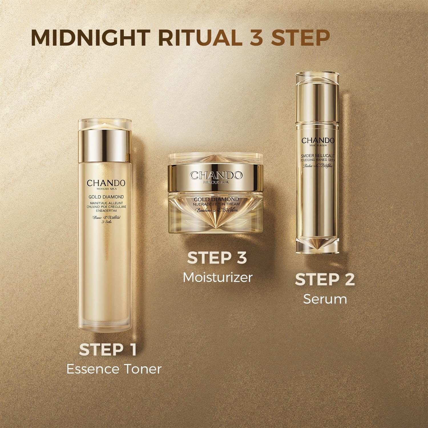 Chando Himalaya Gold Diamond Peptide-Enriched Multi Anti-Aging Serum