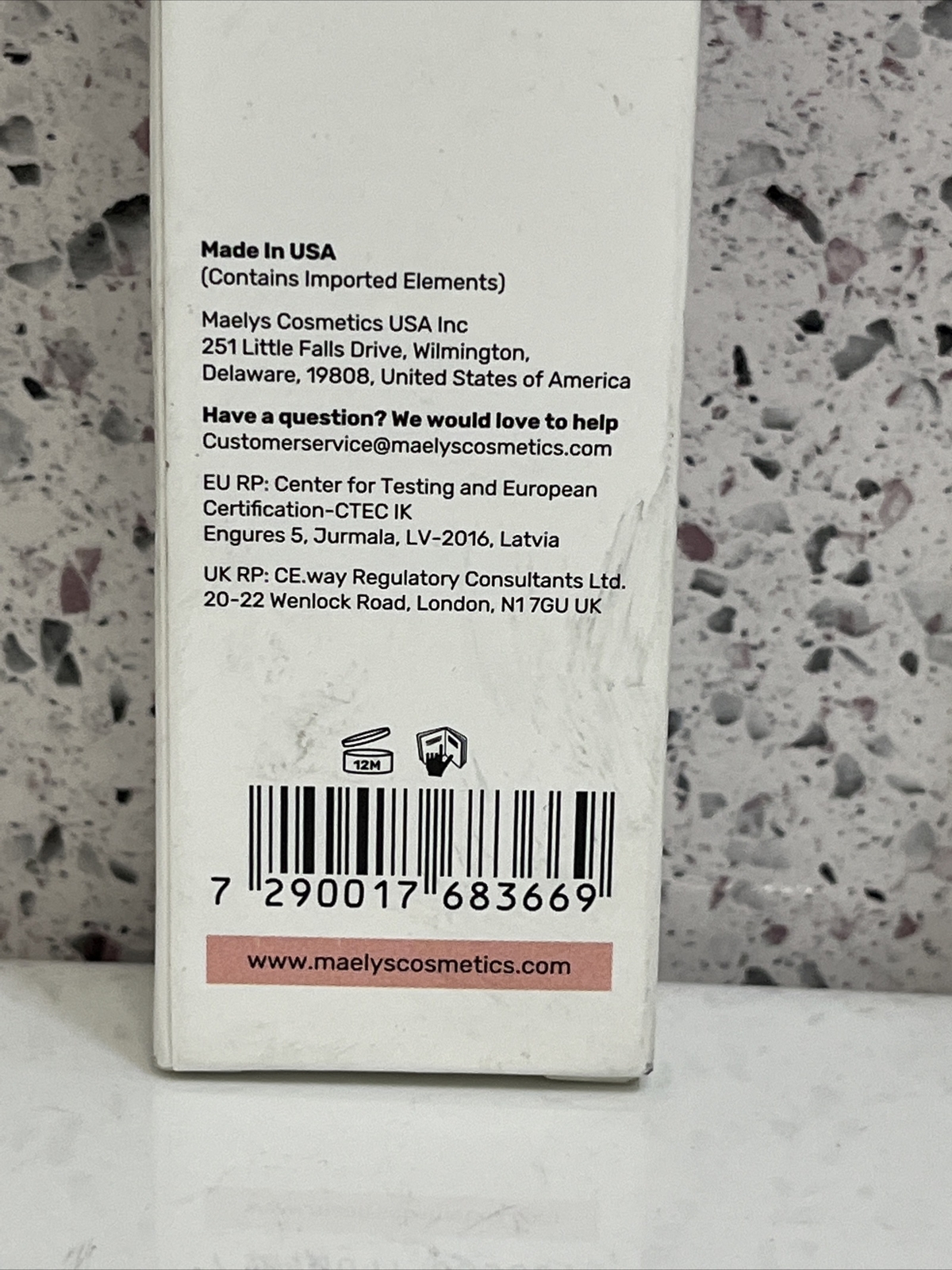 Maelys WOW-IT Instant Under-Eye Cream 0.51oz NEW Free Shipping !!