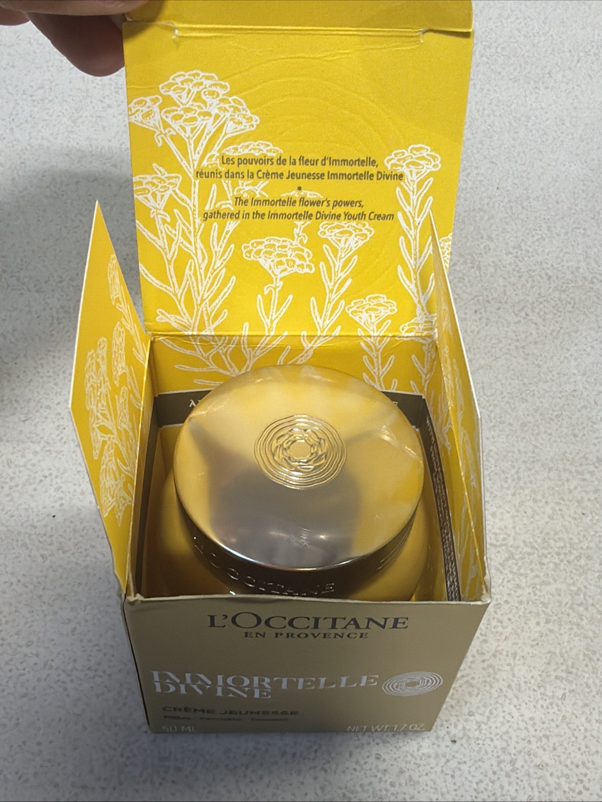 L’Occitane Immortelle Divine Cream 1.7 oz NEW 100%AUTHENTIC B#1014095