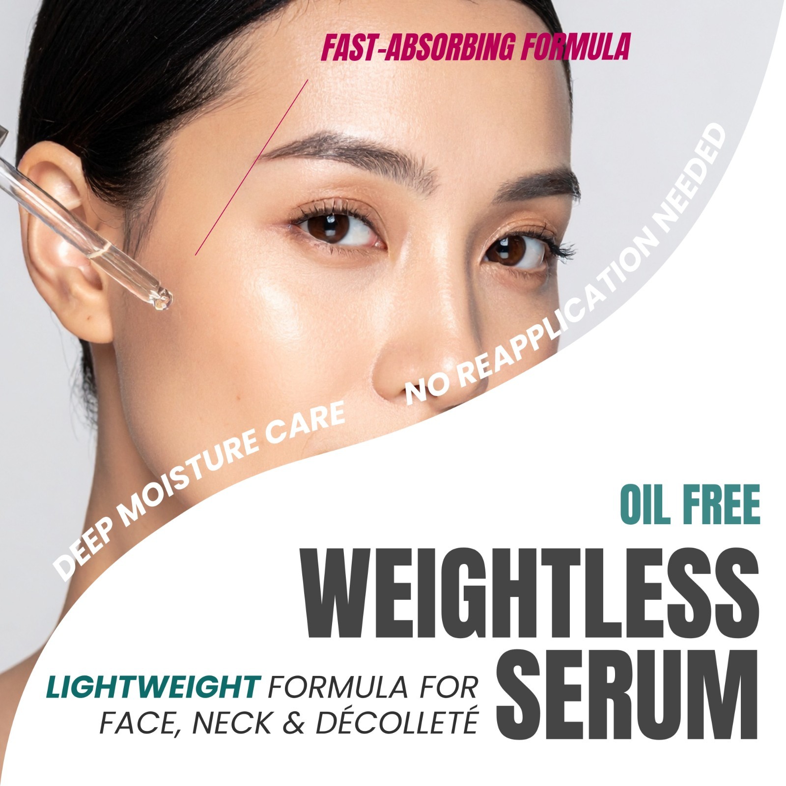 Alozera AHA Serum Glycolic Lactic Acid Exfoliating Pore Refining Night Serum