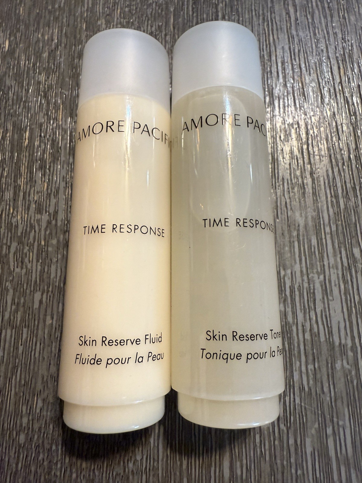 AMORE PACIFIC TIME RESPONSE SKIN RESERVE TONER & RESEVE FLUID 30ml X 2pcs
