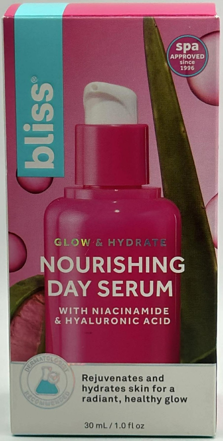 Bliss Nourishing Day Serum With Niacinamide & Hyaluronic Acid ~ 1 FL OZ ~ NEW