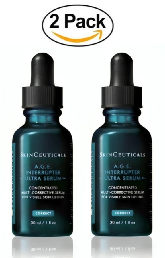2x SkinCeuticals AGE A.G.E. Interrupter Ultra Serum Full Size 1 OZ Sealed