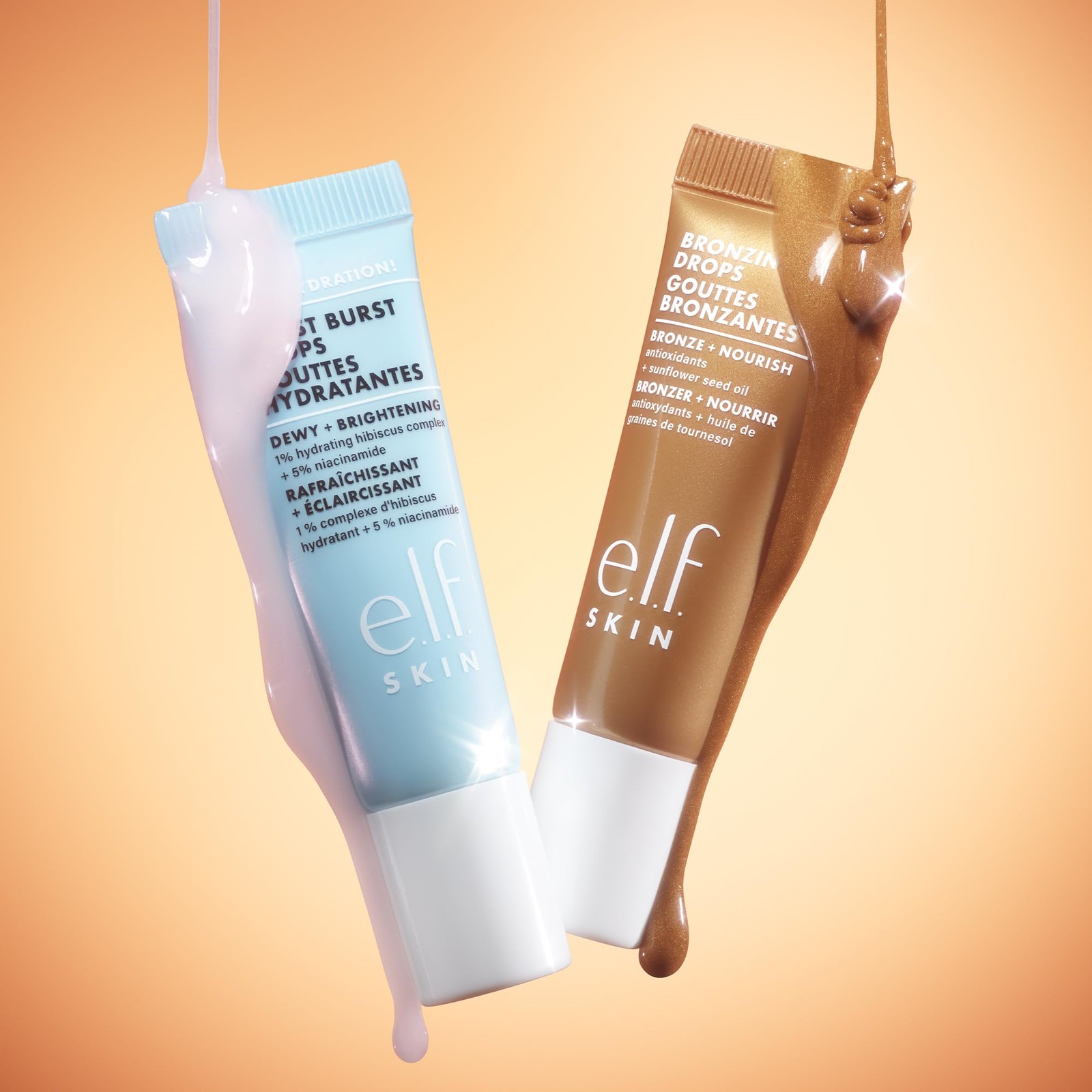 e.l.f. SKIN Hottest Drops Duo Hydration & Bronzing Set Vegan Cruelty-Free