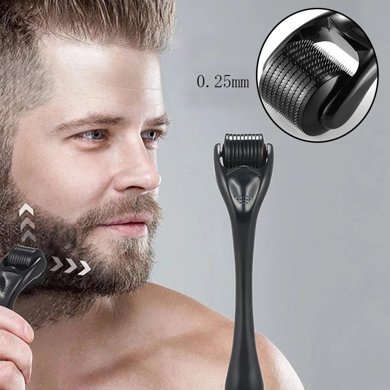 540 Needles for Facial Body Hair Growth Derma Roller for Skin Beard 0.2mm 0.25mm