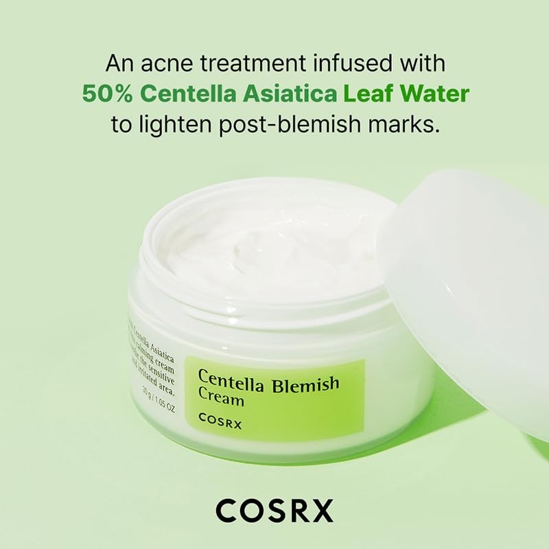 Korean Centella Blemish Cream 30g – Anti-Acne, Cruelty-Free, Soothing Care