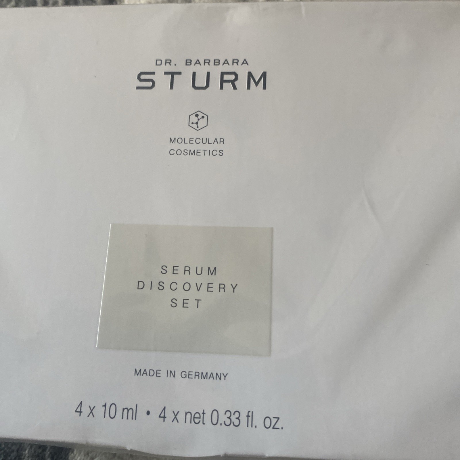 Lot of (2) Sturm Serum Discovery Set 4 x 10 ml / 4 x 0.33 oz / Glow drops 10ml