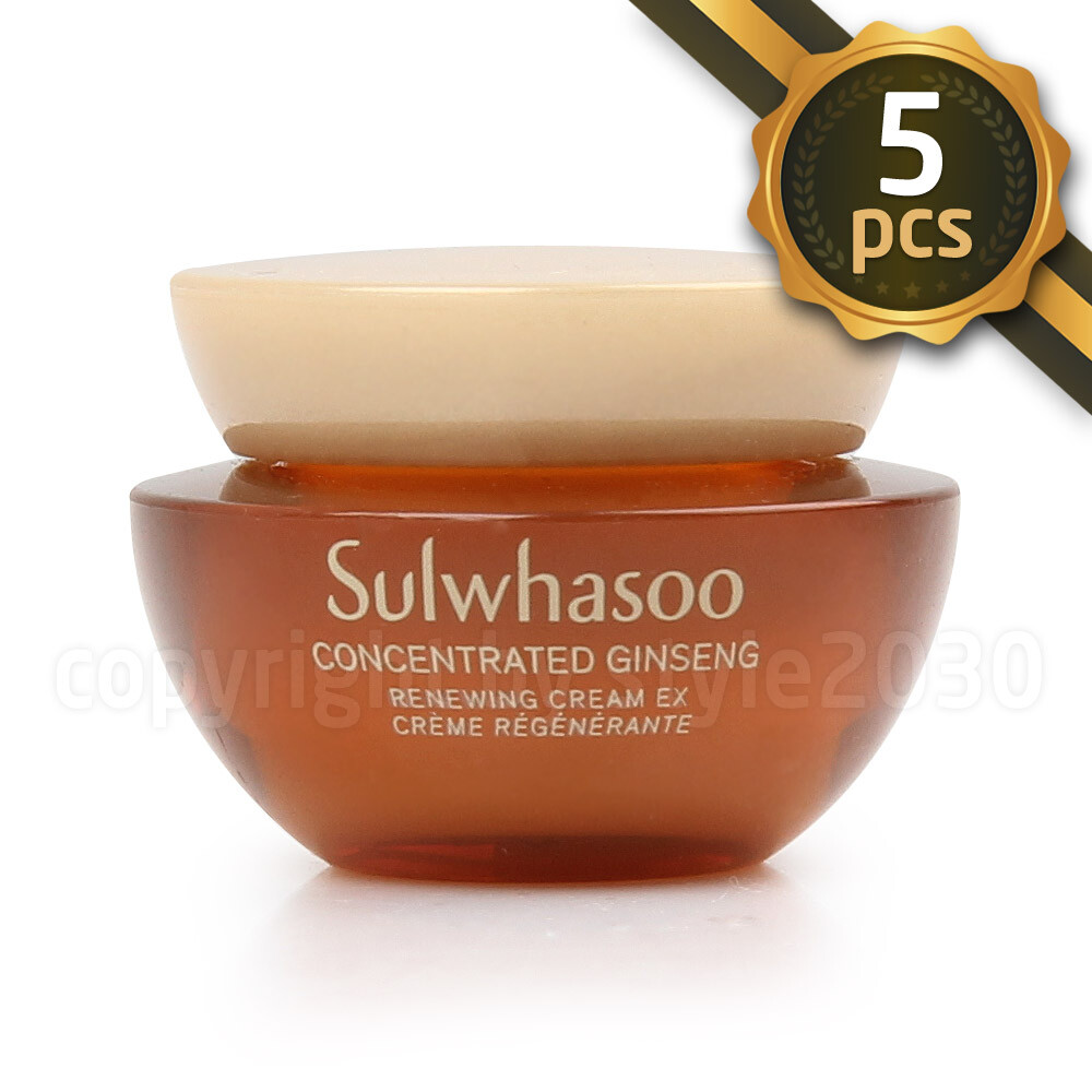 Sulwhasoo Concentrated Ginseng Renewing Cream EX (Soft Type) 5ml 5pcs