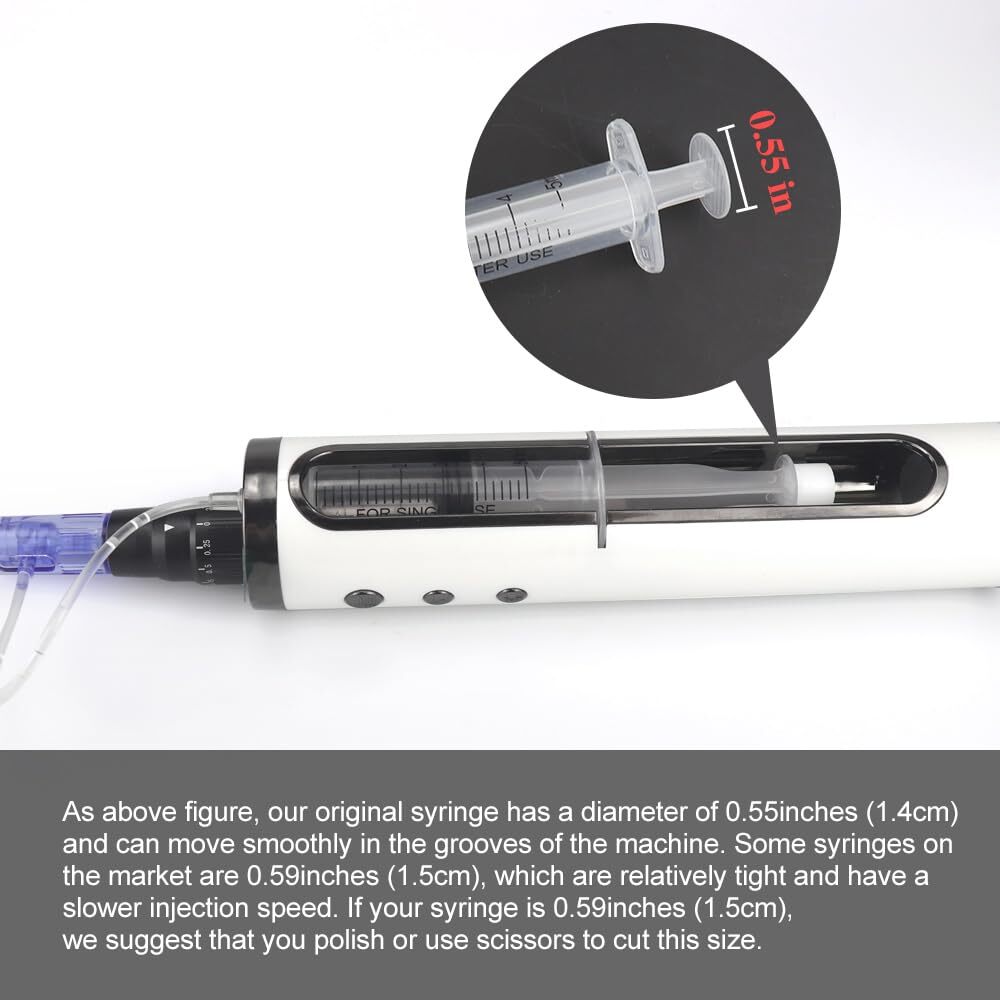 Replacement Cartridges For 2 in 1 Mini Electric Water Gun Face Skin Care Machine