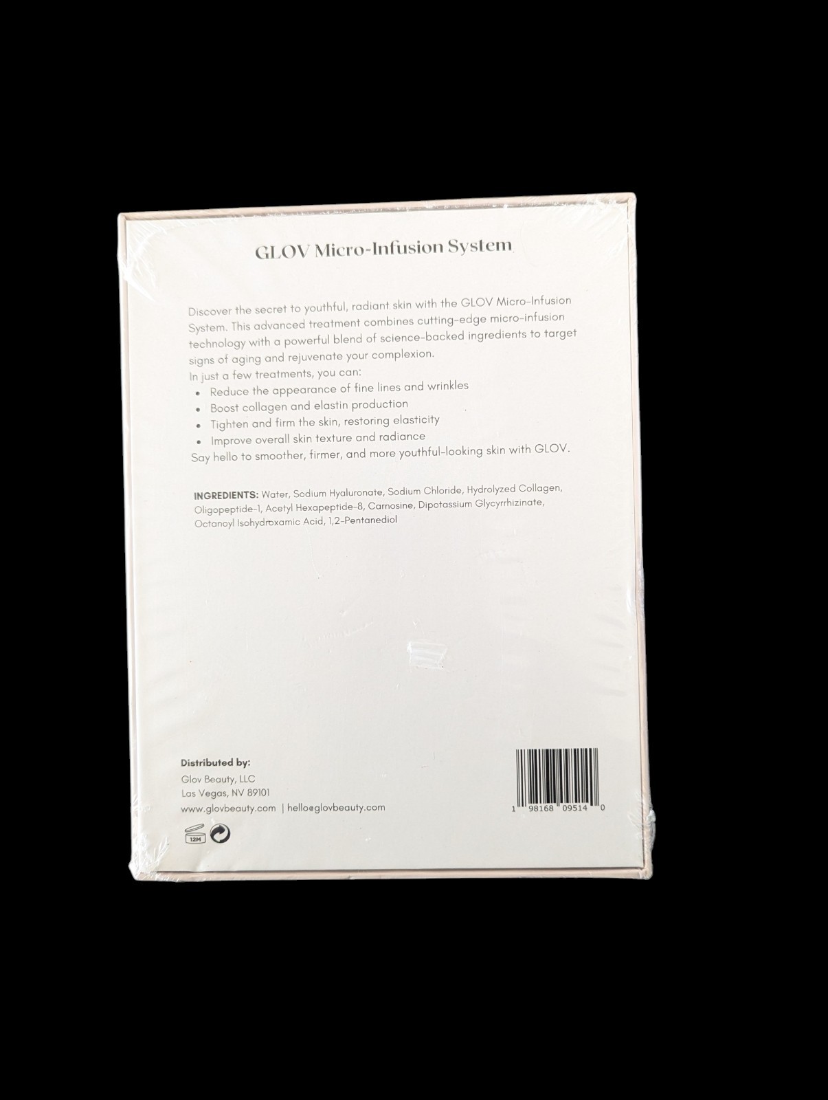 Glov Beauty Micro Infusion system 16 Pcs – 12 Serum And 4 Bottle New