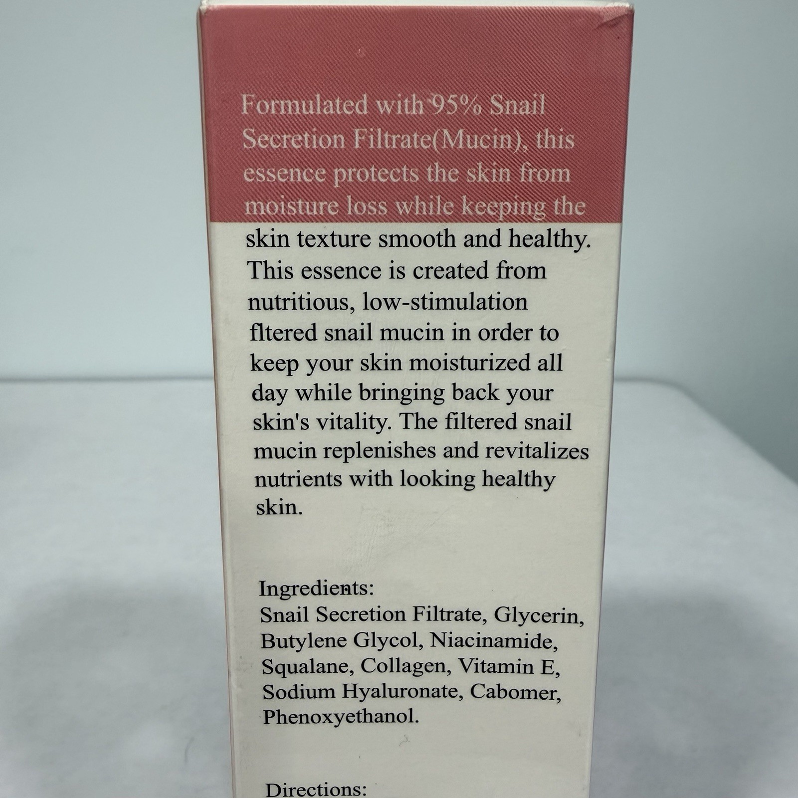 Fusion Star Snail Mucin Serum – Collagen + Vitamin E, Anti-Aging, exp 5/27