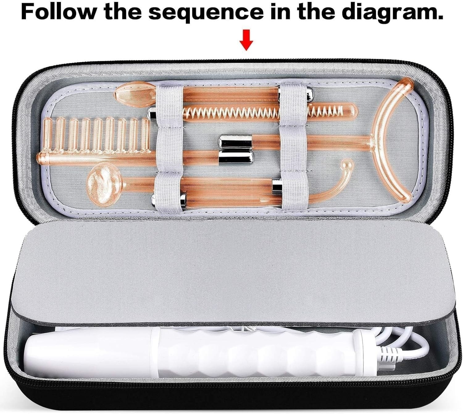 Protective Case for NuDerma & Other Skin Treatment Wands – Lightweight & Stylish
