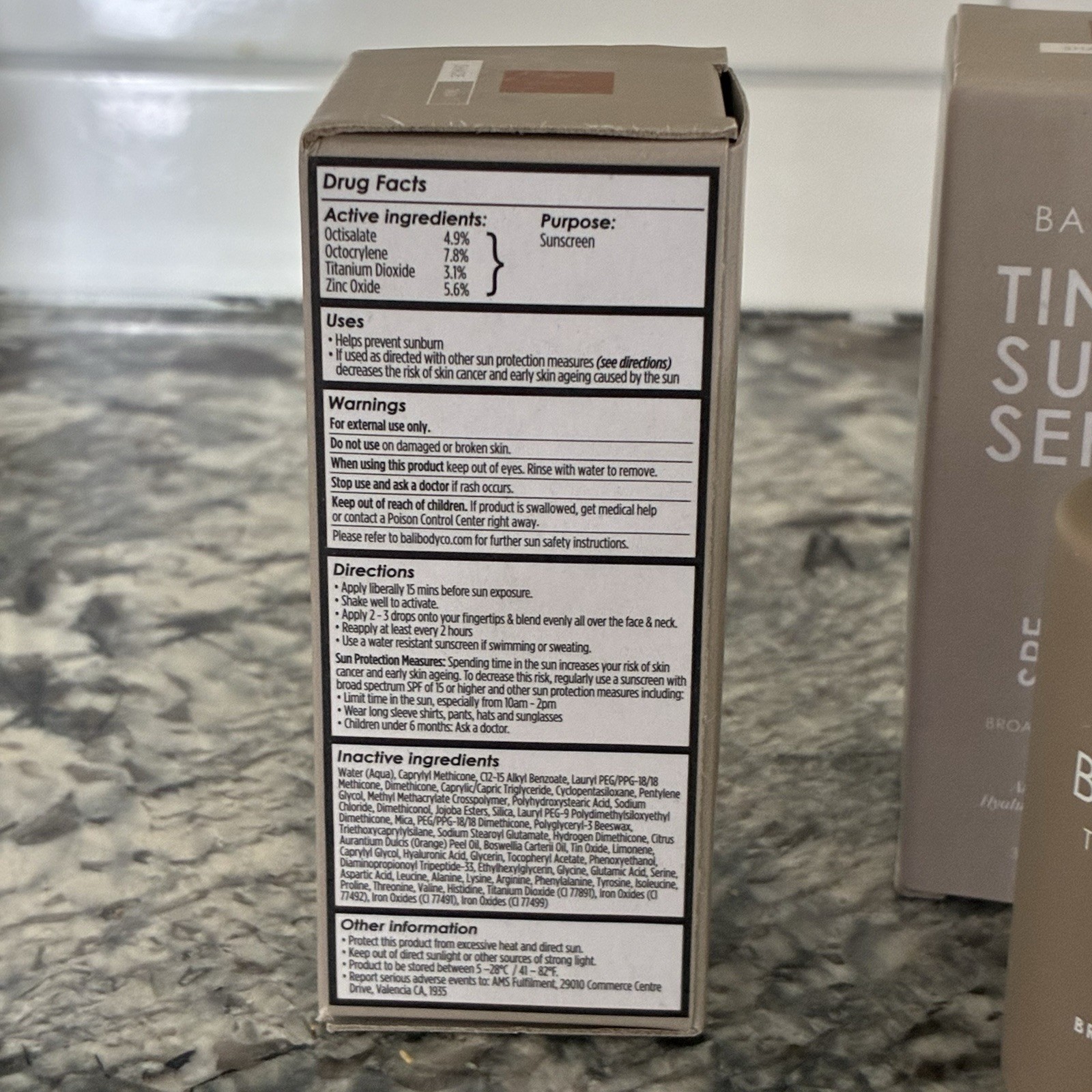 Lot of 3 – Bali Body Tinted Super Serum SPF30 TAN 30ml