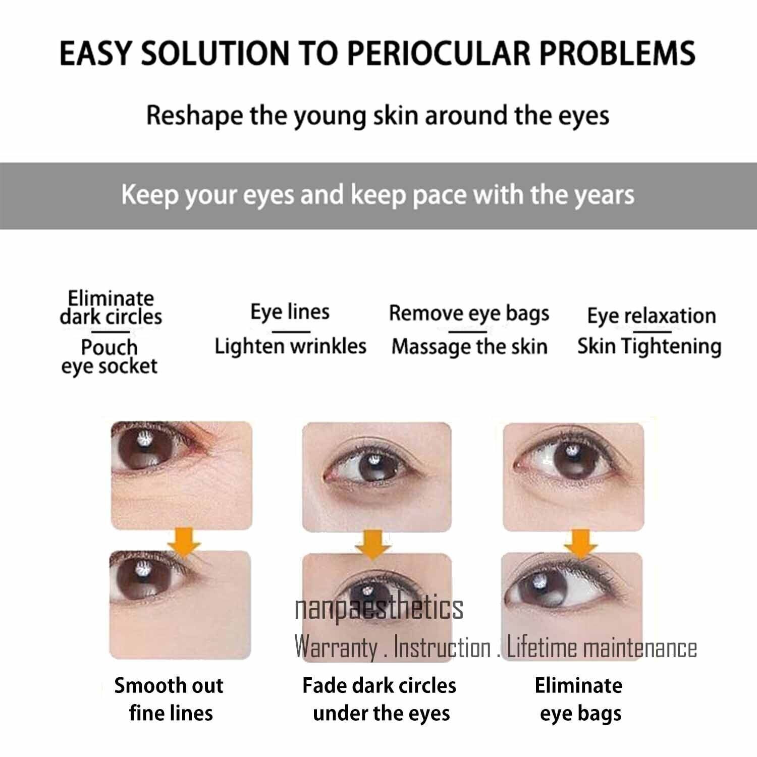 2 Handles RF Eye Face Body Wrinkle Lift Machine Anti aging Facial Skin Lifting