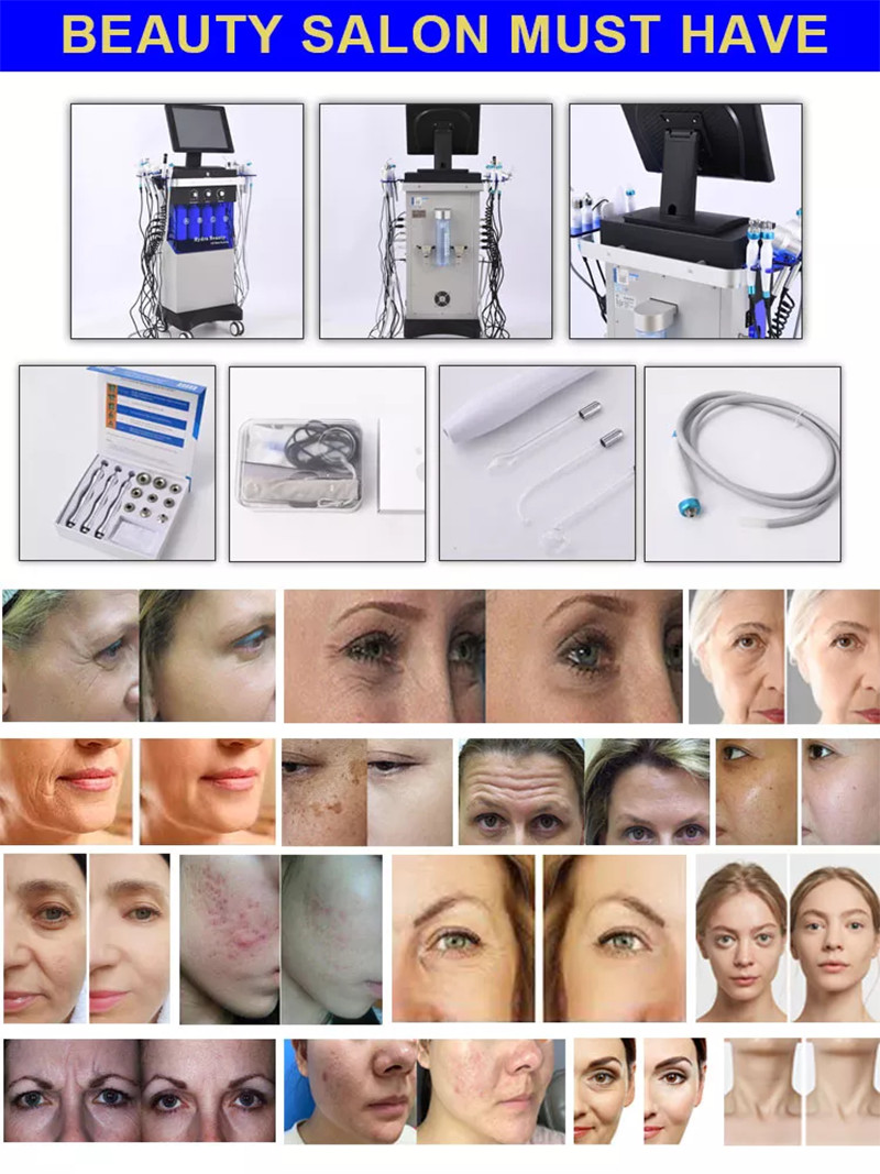 14In1 Facial Water Aqua Dermabrasion Machine Diamond Hydro Oxygen Jet Peeling