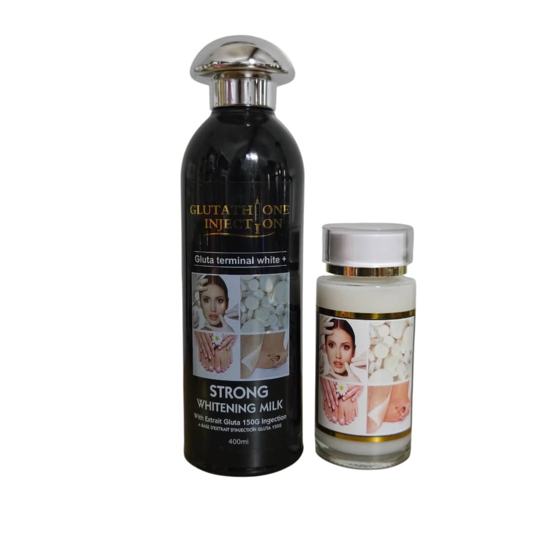 Gluta Terminal Strong Lotion 400ml And Snow White Gluta Terminal Serum 120ml