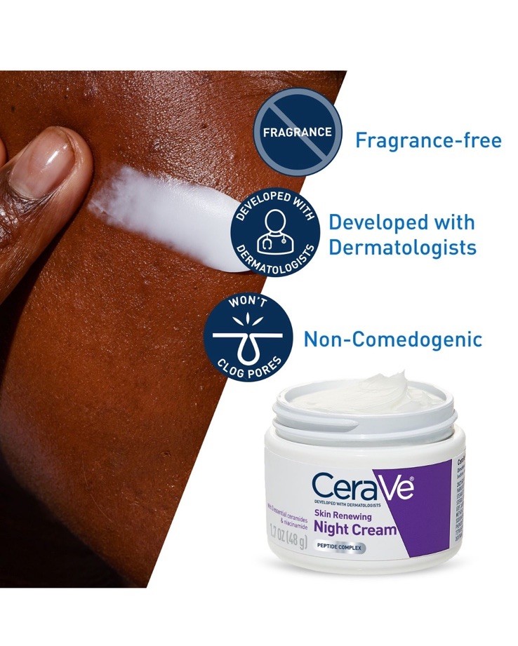 *** SALE CERAVE ** Skin Renewing Night Cream Niacinimide Sale NIB $0 Ship!