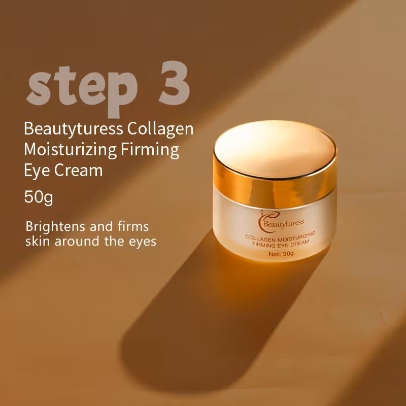 COMPLETE COLLAGEN SKIN CARE KIT HYDRATING FIRMING TONER SERUM EYE CREAM LOTION