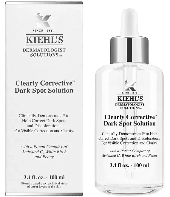 Kiehl’s Clearly Corrective Dark Spot Solution – 3.4oz New in Box