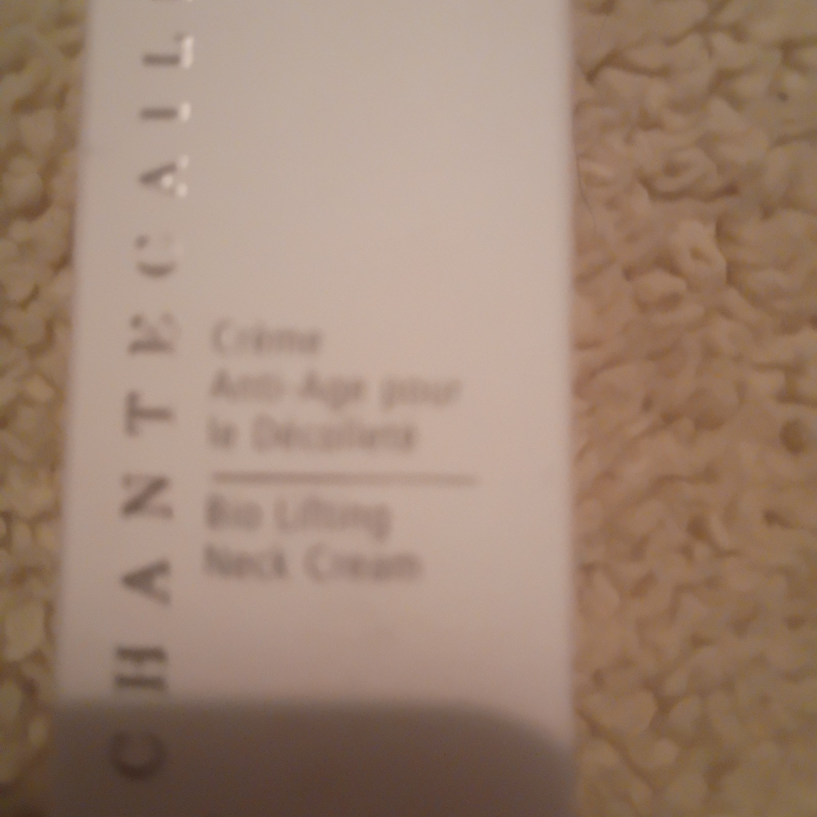 CHANTECAILLE BIO LIFTING NECK CREAM Aromacologie 8ML/0.27 OZ New Anti-Aging