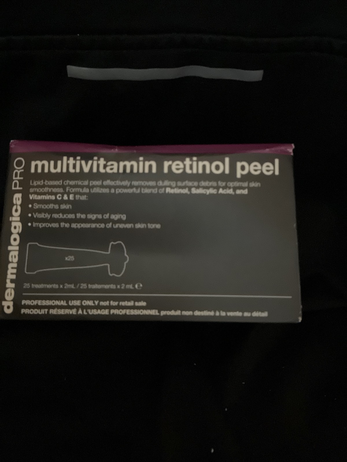 Dermalogica Multivitamin Retinol Peel PRO Size 25 treatments New In Box