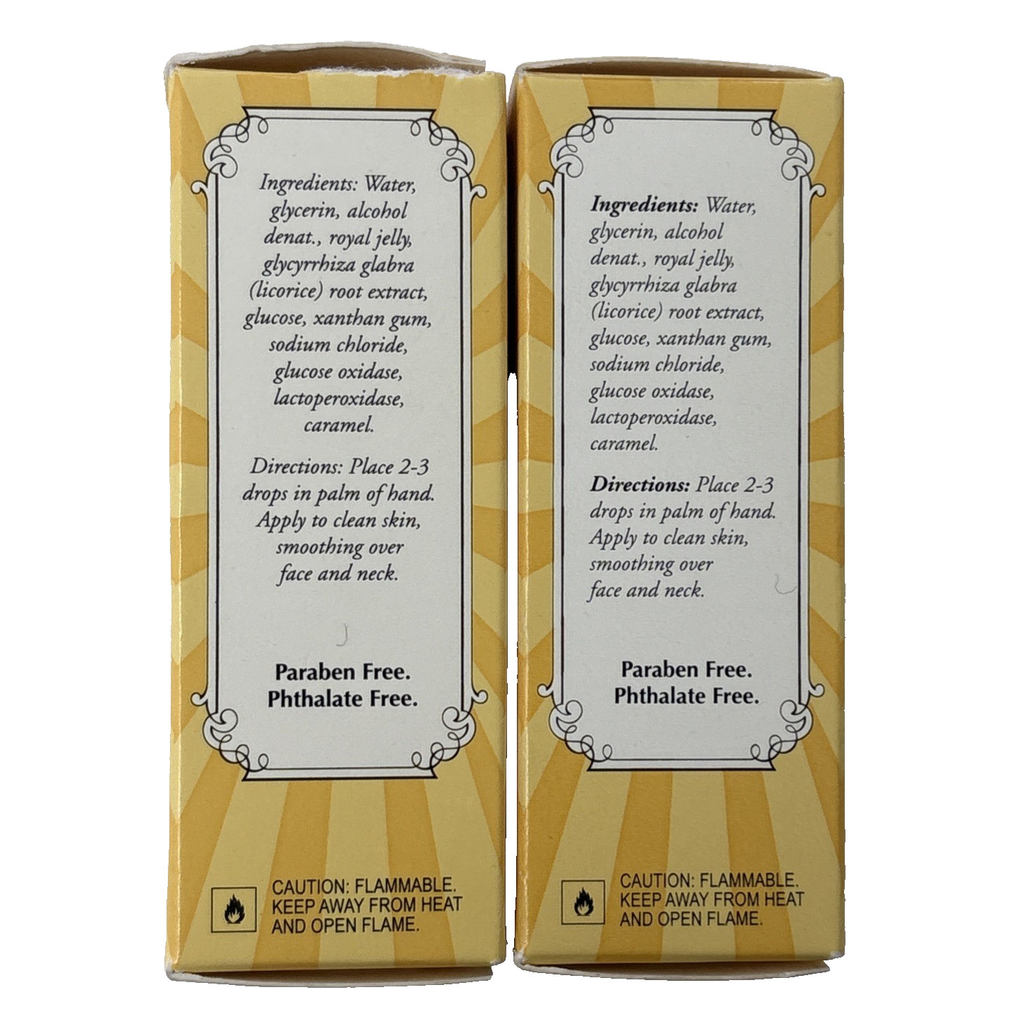 2x Burt’s Bees Radiance Serum w/ Royal Jelly 0.45 Fl Oz New Sealed Discontinued