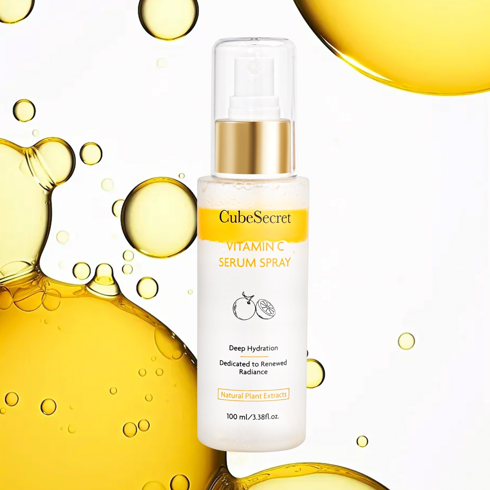 Vitamin C Serum Spray Facial Mist Lightweight Face Skincare Spray 3.38 oz