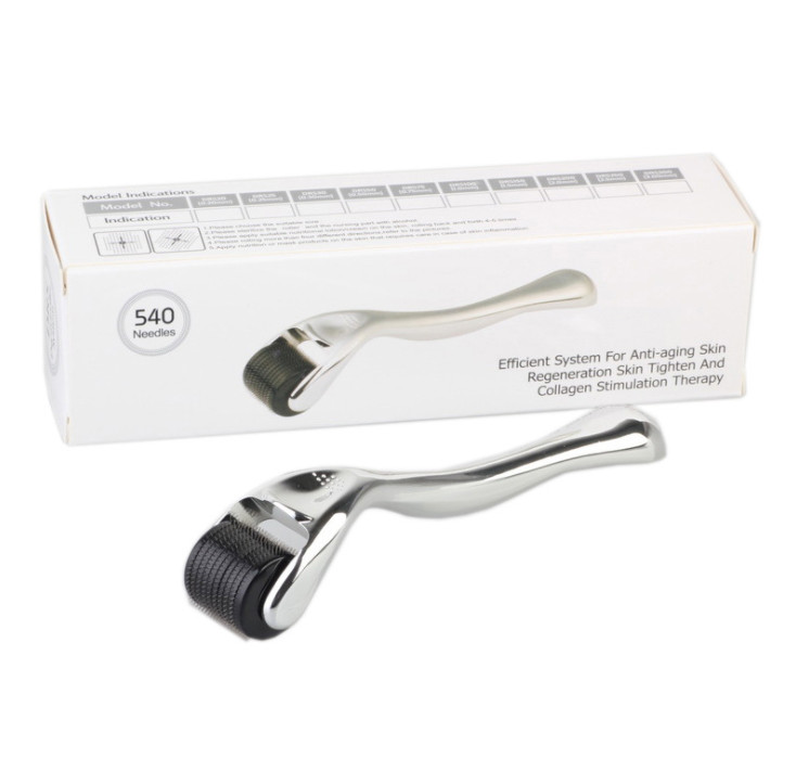 Beard Derma Roller 540 Titanium Micro Needle Derma Roller 1.0 mm Hair Growth