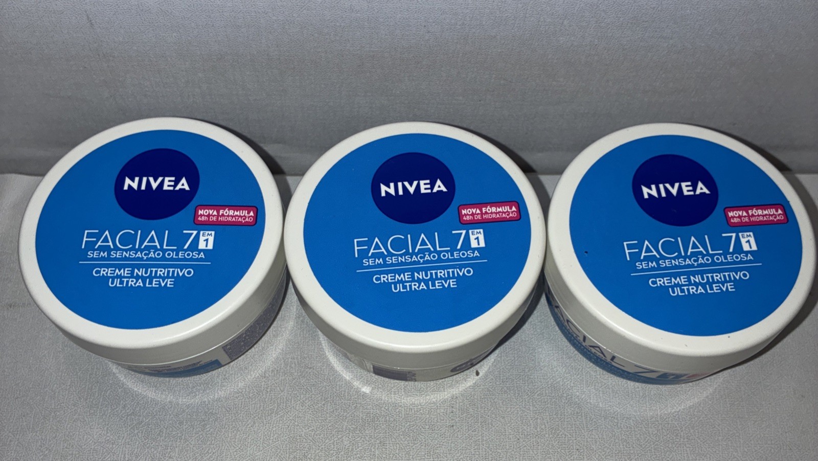 Lot Of 3-Nivea Facial cream7 in 1 nourishing care 100g Each/ New, Exp 04/2028