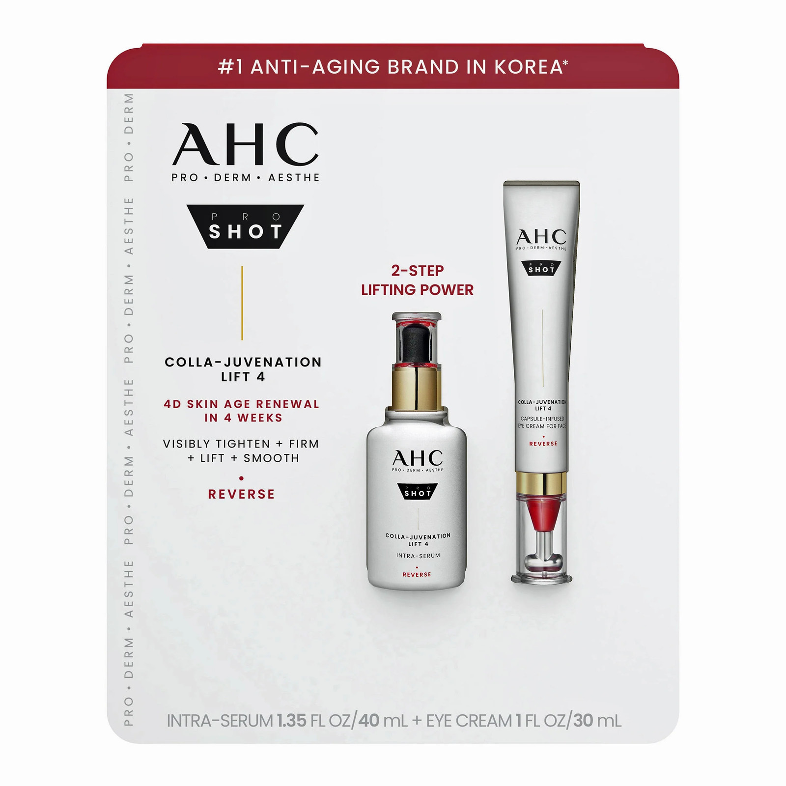 A.H.C Pro Shot Colla-Rejuvenation Lift Duo Serum 40ml + Eye Cream 30ml