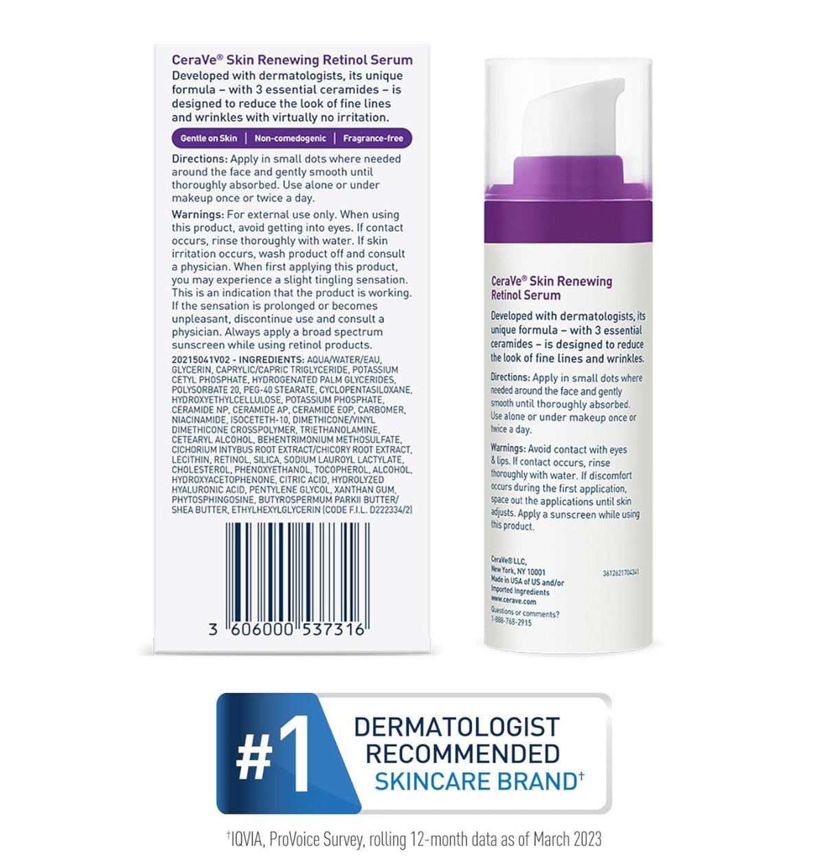 Cerave Anti Aging Skin Renewing Retinol Serum – 1 fl. oz