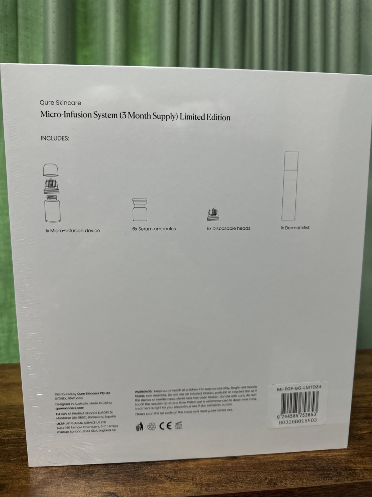 QURE SKINCARE For “DARK SPOTS & PIGMENTATION” Micro-Infusion Facial Home System