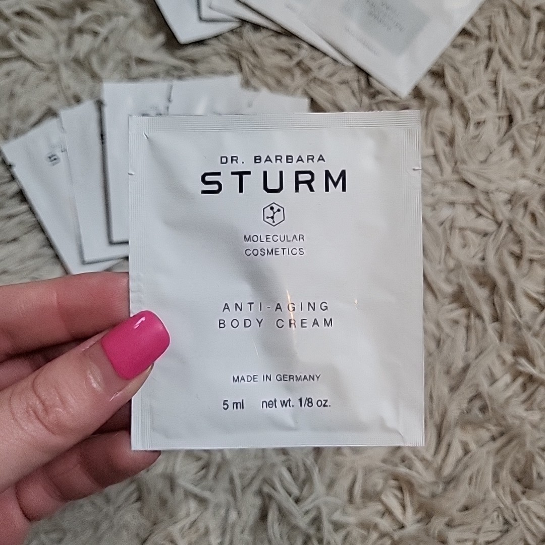 Dr Barbara Sturm Packet Bundle Travel Trial Face Cream Anti-Pollution Drops Body