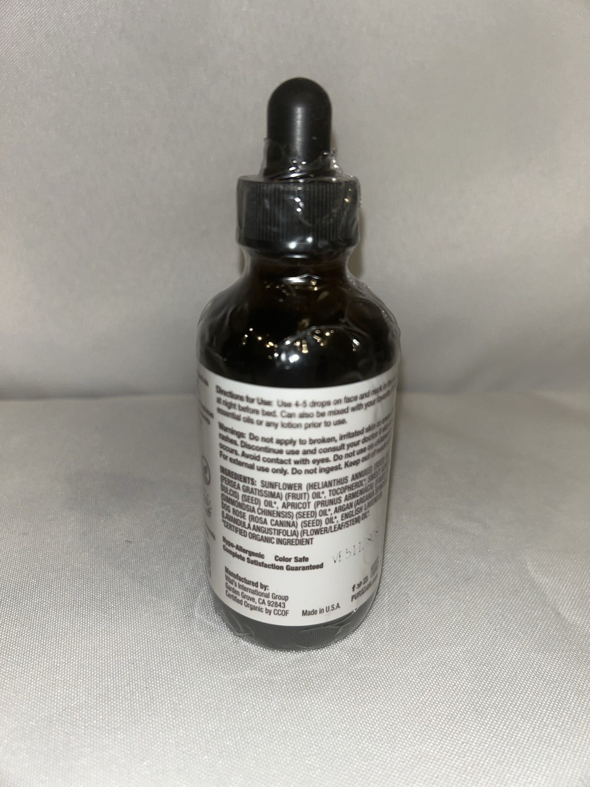 PURA D’OR 4 Oz Organic Vitamin E Oil – USDA Certified Face, Body, Hair & Bath A1