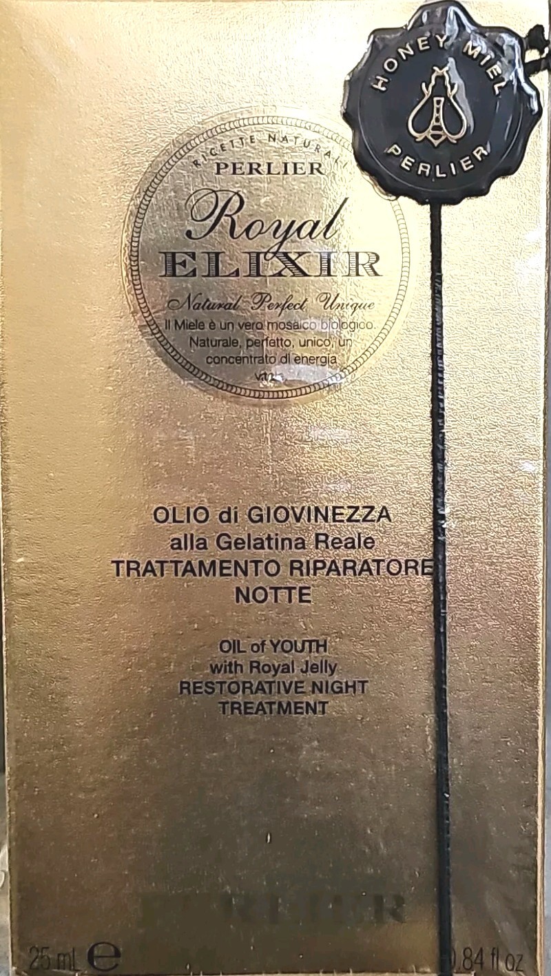 PERLIER INC. ~ ROYAL ELIXIR OIL OF YOUTH RESTORATIVE NIGHT TREATMENT ~ SEALED