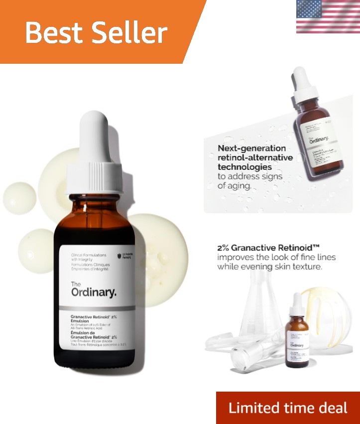 Gentle Retinoid 2% Emulsion – Anti-Aging Face Serum for All Skin Types, 1 Oz
