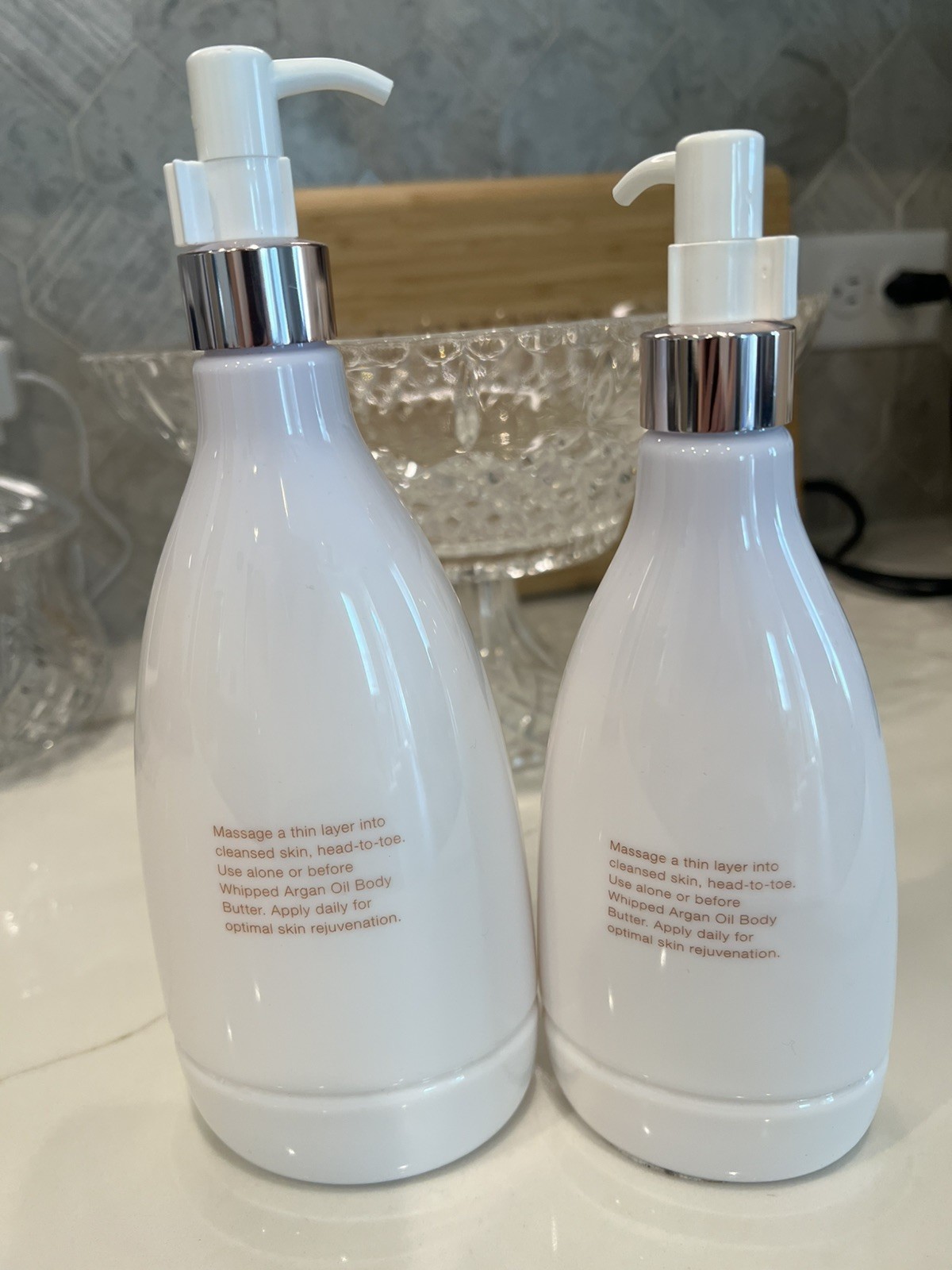 Josie Maran 20 oz PEPPERMINT BARK & 13.4 VANILLA BEAN Intensive Hydrating Serum