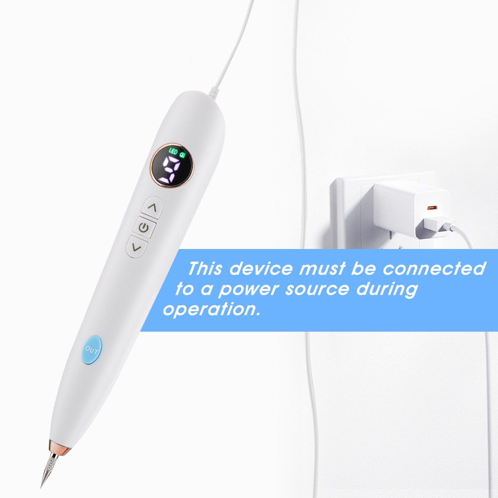 9Gear Fibroblast Plasma Pen Wart Tattoo Freckle Removal Sweep Dark Spot Skin Tag