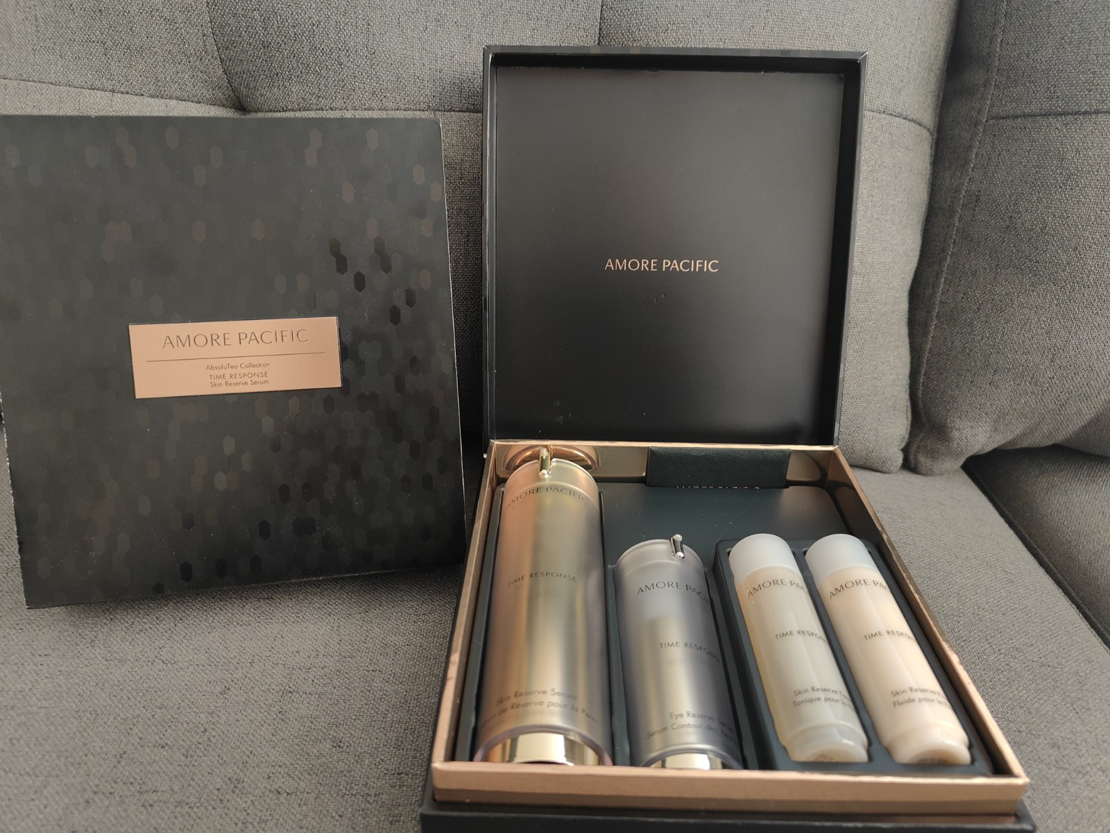 Amore Pacific Time Response Skin Reserve Serum AbsoluTea Collection Set New