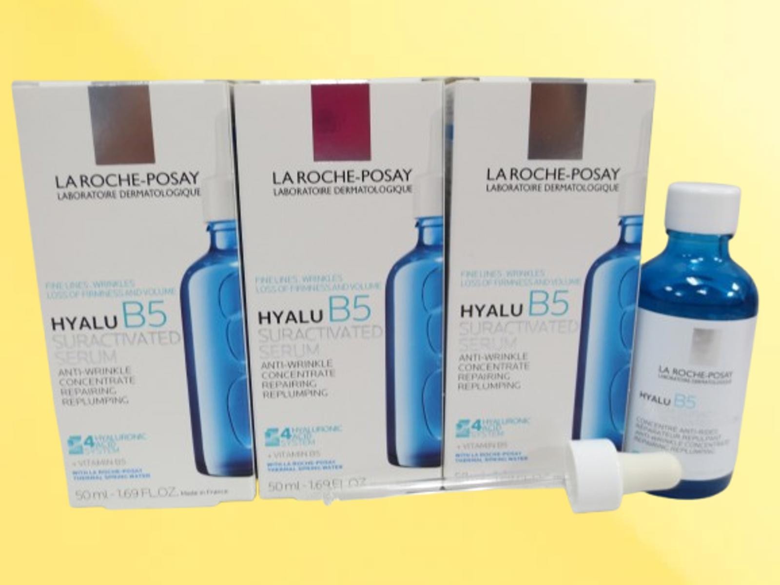 LA ROCHE POSAY HYALU B5 SURACTIVATED SERUM CONCENTRATE 1.69 OZ EXP: 2028 3PCS