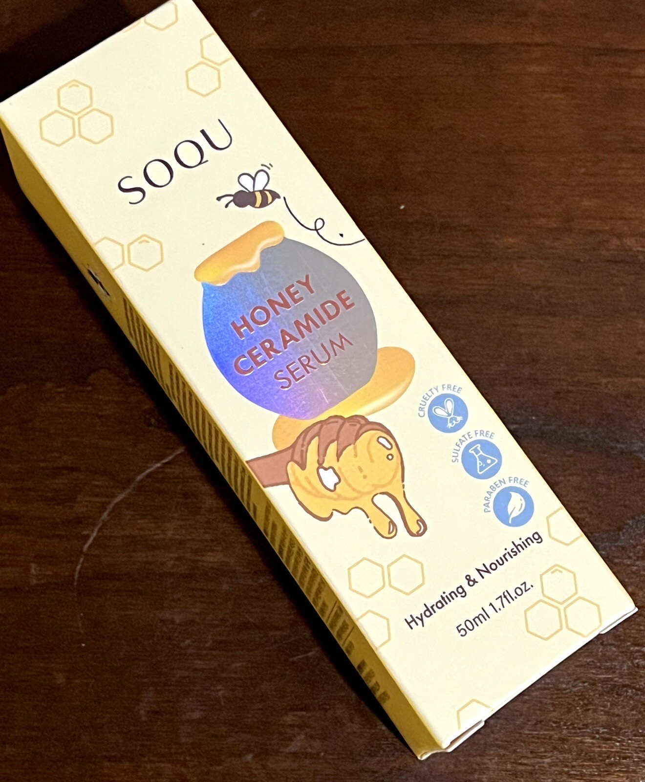 2 SOQU Honey Ceramide Face Serum Hydrates Nourishes Korean Skincare EXP 05-2026