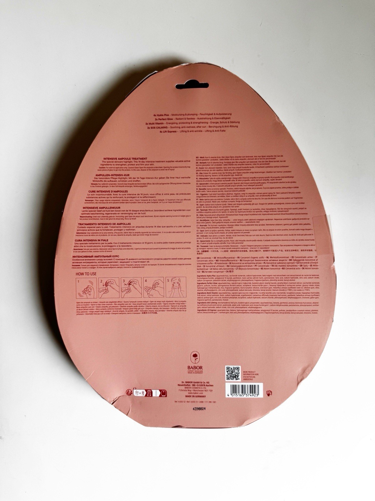 Babor Spring Egg 14-Day Ampoule Treatment Set Limited Edition Made in Germany