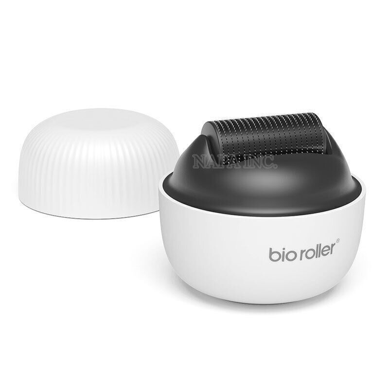 Portable Stainless Steel 1200 pins BIO Derma Roller Skin Roller Body Therapy USA
