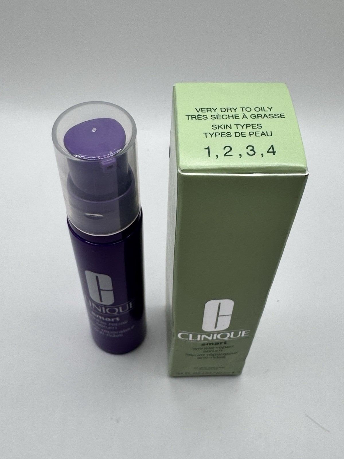 Clinique Smart Wrinkle Repair Serum Peptide Complex Very Dry-Oily 0.34 oz/10ml