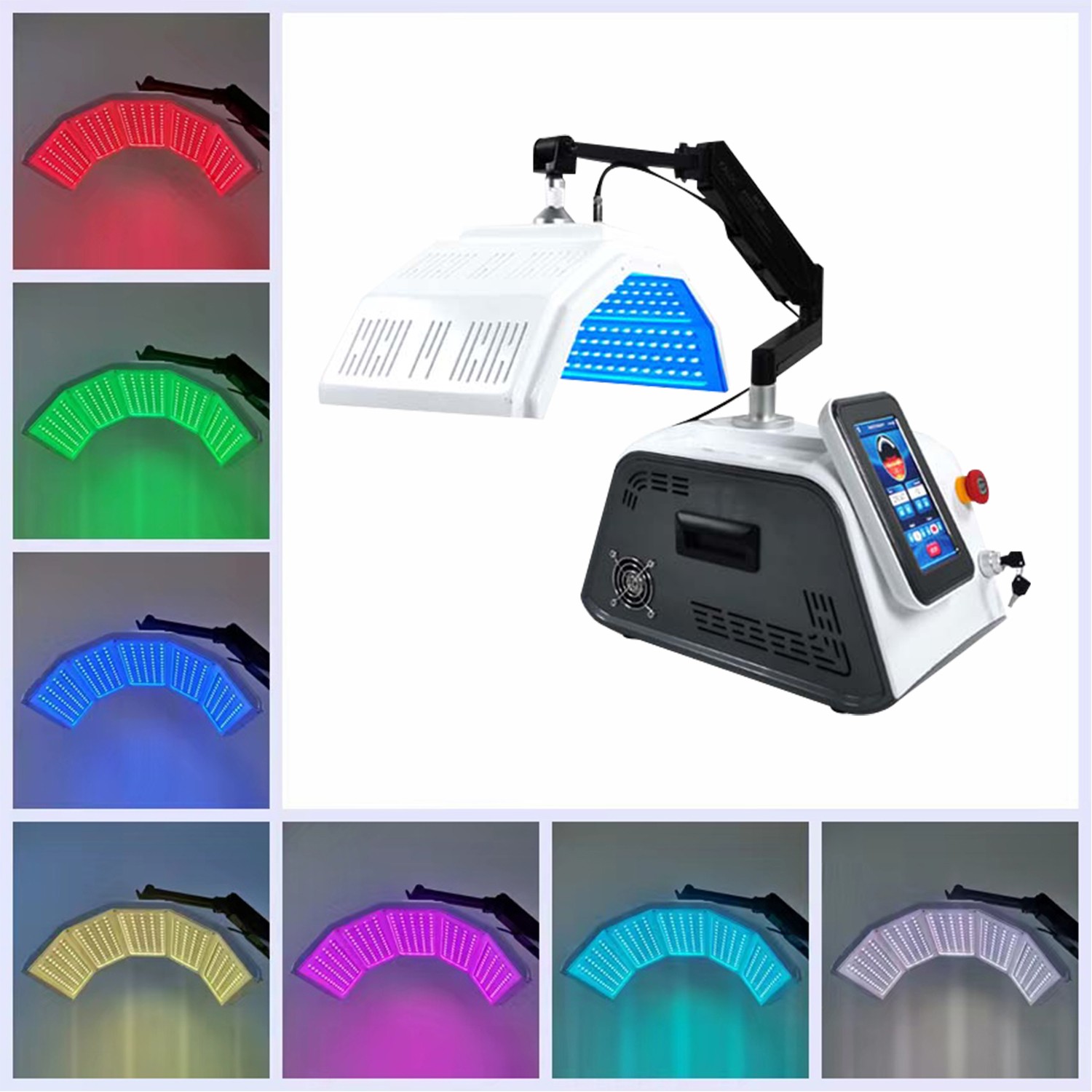 Professional 7 Colors LED Photon Photodynamic Light Therapy PDT Beauty Machine
