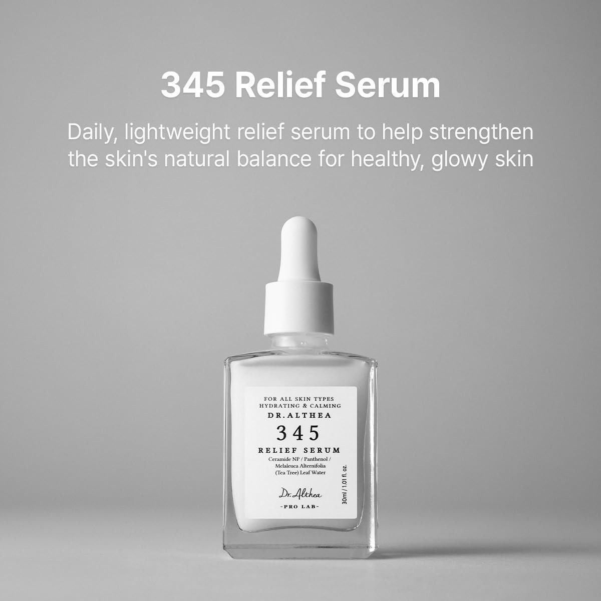 345 Relief Serum | Daily Hydrating Face Serum for Dry, Irritated Skin | Soothing