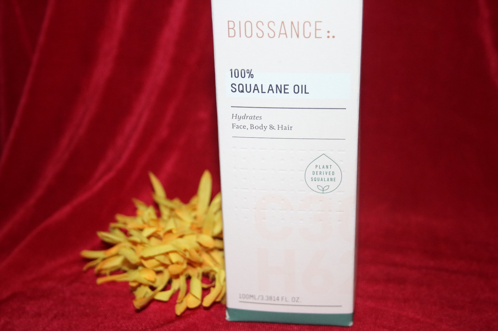 BIOSSANCE 100% SQUALANE OIL HYDRATES FACE BODY HAIR FULL SIZE 3.38 OZ AUTHENTIC