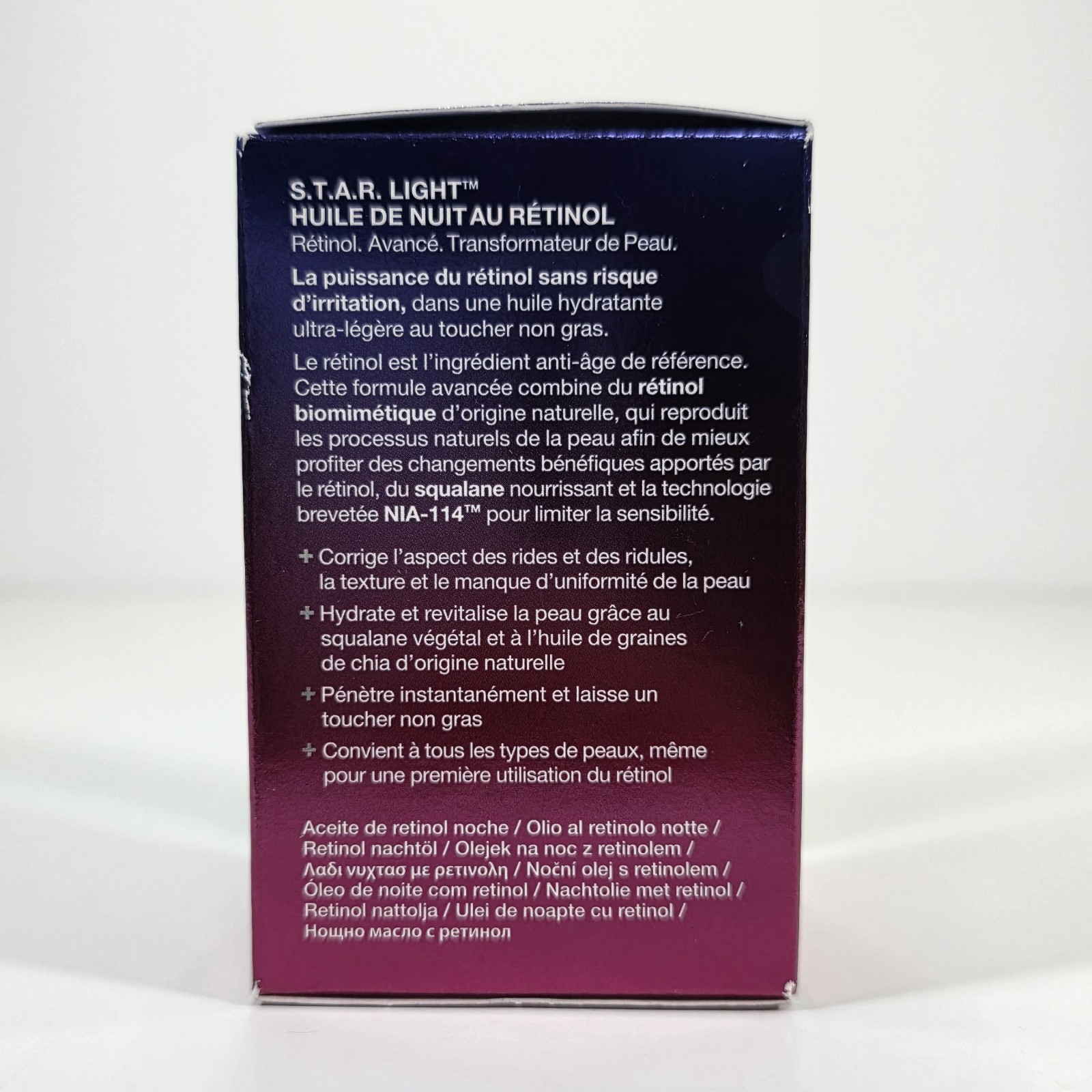 StriVectin Advanced Retinol STAR Light Night Oil 1oz Nourishing Anti-Aging Tone