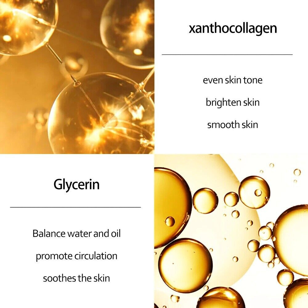 Nicotinamide Liquid 24K Gold Anti Aging Moisturizer with Hyaluronic Acid